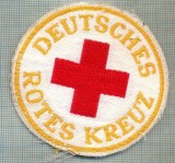 27 - EMBLEMA CRUCEA ROSIE -ROTES KREUZ- GERMANIA -MILITARA? -starea care se vede