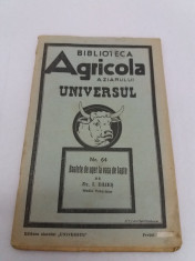 BIBLIOTECA AGRICOLA A ZIARULUI UNIVERSUL/BOALELE DE UGER LA VACA DE LAPTE/1944 foto