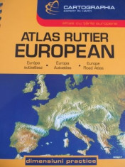 Atlas rutier European foto