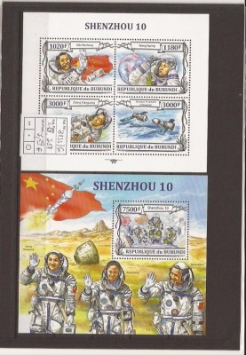 Burundi - Chinese astronauts 3133/6+bl.351 foto