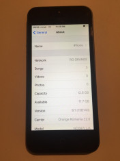 iPhone 5 16GB Black Negru NEVERLOCK APROAPE NOU |VANZATOR GOLD+CADOU foto