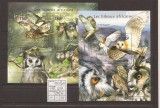 Togo - owls 4127/30+bl.634, Africa, Natura