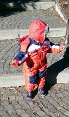 Salopeta/costum de iarna impermeabil copii 1-2 ani foto