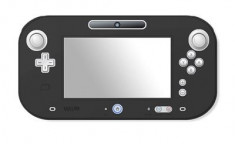 Nintendo Licensed Silicone Skin Black Nintendo Wii U foto