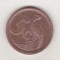 bnk mnd Africa de Sud 5 centi 1995 , fauna