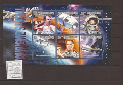 Guinea - Space Tourisme - 7578/83+bl.1834 foto