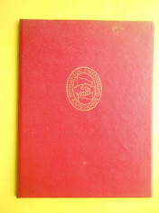 HOPCT GERMANIA RDG CARNET ABSOLVIRE CURS MARXISM LENINISM 1976 ELEV G. SIEGFRIED foto