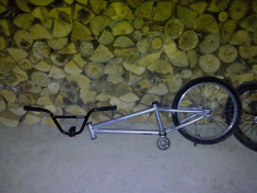 (BMX) cadru, ghidon, pipe, foi si roata spate! foto