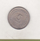 Bnk mnd Singapore 5 centi 1969, Asia