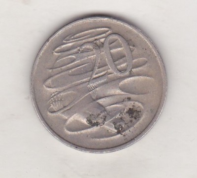 bnk mnd Australia 20 centi 1978 foto
