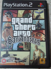 vand joc playstation 2 ,PS2,GTA SAN ANDREAS ,ca nou ,engleza ,PAL foto