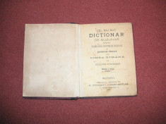 Cel mai nou dictionar de buzunar pentru talmacirea cuvintelor radicale (1887) foto