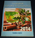 2014 Calendar Natura si Sanatatea 365 file, retete, diete, homeopatie, leacuri