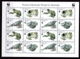 Haiti 1999 fauna broaste WWF MI 1588-1591 klb MNH, Nestampilat
