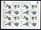 Haiti 1999 fauna broaste WWF MI 1588-1591 klb MNH w24, Nestampilat