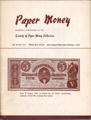 REVISTA SUPLIMENT - WORLD PAPER MONEY - Nr.64/65 IULIE/AUGUST/SEPTEMBRIE/ 1976 foto