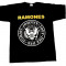 Tricou Ramones - hey ho let&#039;s go - logo galben