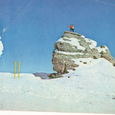 CPI (B6485) CARTE POSTALA - MUNTII BUCEGI. SFINXUL, 1976