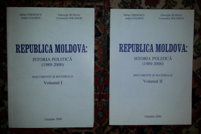 Republica Moldova : istoria politica : (1989-2000) : documente si materiale foto