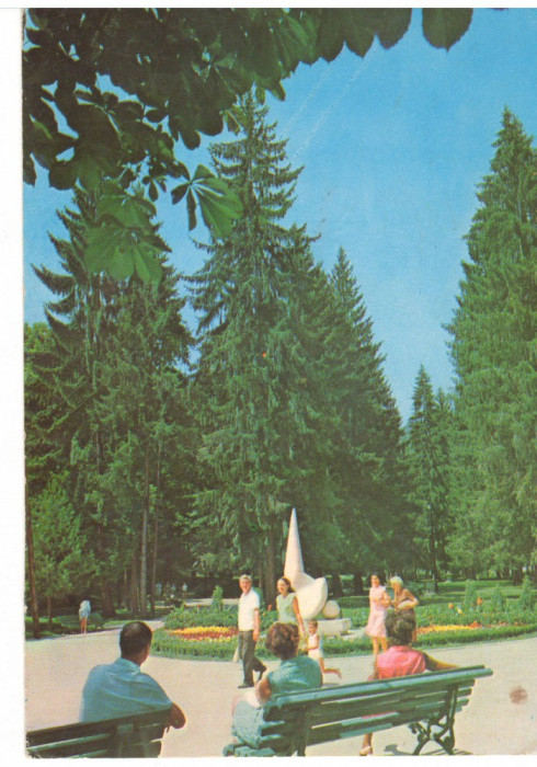 CPI (B6424) CARTE POSTALA - OLANESTI. VEDERE DIN PARC, 1989