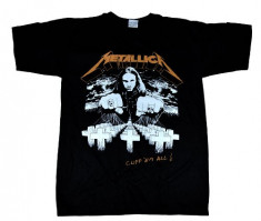 Tricou Metallica &amp;amp;quot; cliff &amp;#039; em all ! &amp;amp;quot; foto