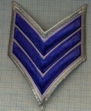 46 - EMBLEMA GRADE MANECA, UNIFORMA MILITARA STREINA -starea care se vede