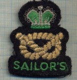 57 - EMBLEMA ,,SAILOR&#039;S&quot; -MARINAREASCA -starea care se vede