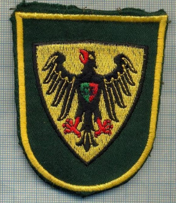 87 - EMBLEMA MANECA - MILITARA?-POLITIE? -GERMANIA? -starea care se vede foto