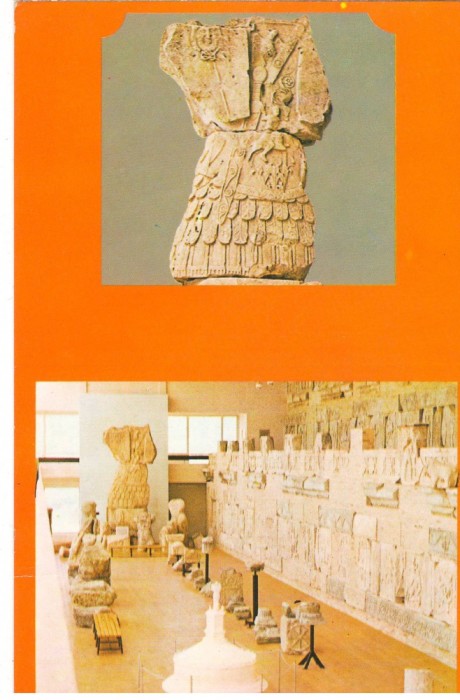 CPI (B6415) CARTE POSTALA - ADAMCLISI. MUZEUL TROPAEUM TRAIANI, PIESE FIGURATE