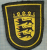 89 - EMBLEMA MANECA - MILITARA?-POLITIE? -GERMANIA -BADEN...-starea care se vede