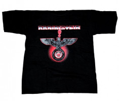 Tricou Rammstein - cruce de fier - logo rosu foto