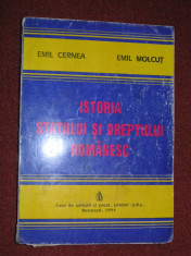 Istoria Statului si Dreptului Romanesc - Emil Cernea, Emil Molcut foto