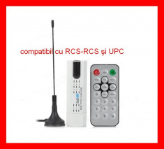 Tuner TV Extern USB Digital UPC, Rcs Rds, DVB-C -T-T2 DVBC DAB HDTV Radio FM foto