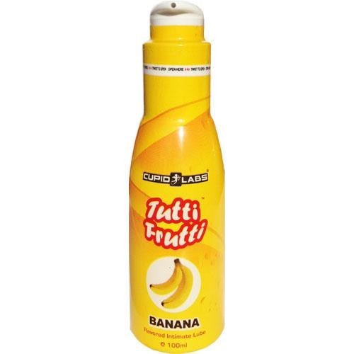 Tutti Frutti lubrifiant vaginal aroma banane, 100ml Tutti Frutti lubrifiant vaginal aroma banane, 100ml
