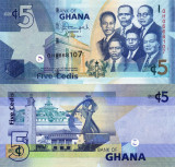 GHANA 5 cedis 2014 UNC!!!