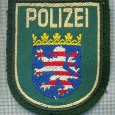 66 - EMBLEMA MANECA -POLITIE -GERMANIA -POLIZEI HESSEN -starea care se vede