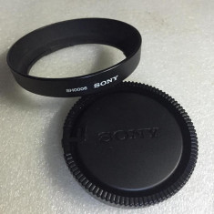 capac obiectiv spate SONY si parasolar SONY SH0006 originale foto