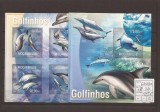 Mozambik - dolphins 6707/10+bl.781