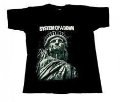 Tricou System Of A Down - statuia libertatii - New York foto