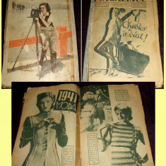1941 Supliment MAGAZINUL, almanah de Pasti, moda, film, reportaje, literaratura