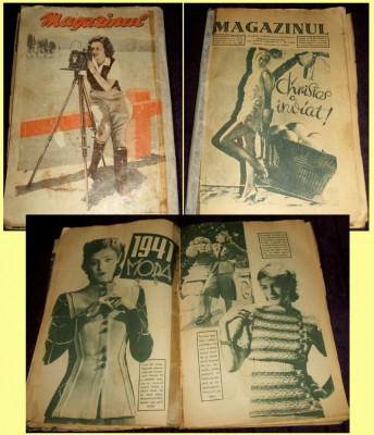 1941 Supliment MAGAZINUL, almanah de Pasti, moda, film, reportaje, literaratura foto