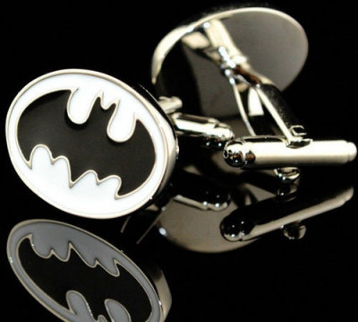 Butoni camasa model White BATMAN + ambalaj cadou foto