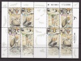 Israel 2000 fauna vulpi MI 1555-1558 WWF MI 2328-31 klb MNH w24, Nestampilat