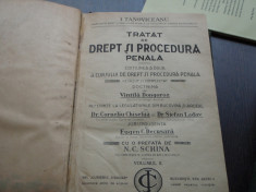 TRATAT DE DREPT SI PROCEDURA PENALA, 3 VOLUME - I.TONOVICEANU foto