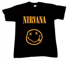 Tricou Nirvana - Smiley foto
