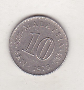 bnk mnd Malaezia Malaysia 10 sen 1973 foto