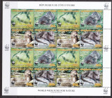 Coasta de Fildes 2005 fauna WWF MI 1353-56 klb MNH w24, Nestampilat