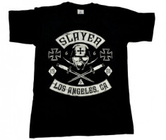 Tricou Slayer - cruce fier - Los Angeles , CA . foto