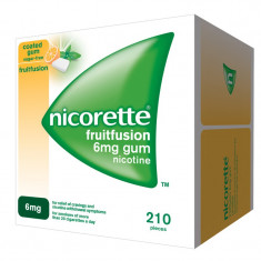 LICHIDARE STOC!Nicorette Fruitfusion 6 mg, cutie 210 gume. foto