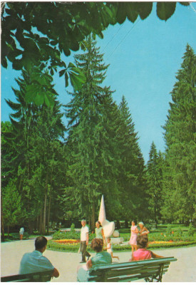 CPI (B6423) CARTE POSTALA - OLANESTI. VEDERE DIN PARC, 1974 foto